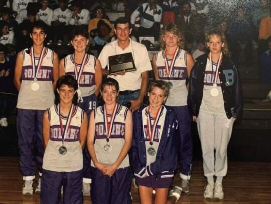 1987 Boerne High cross country team Couresty of Boerne ISD.