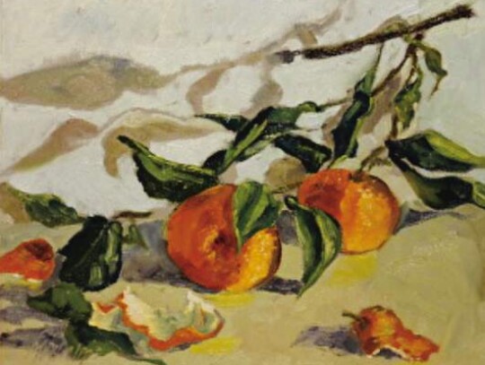 Maren Phillips, “Last Tangerines from the Tree”, Artist and Educator, Mini Workshop, Introduction to Watercolor, July 10,