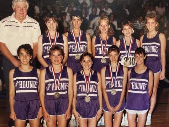 The 1987 and 1988 BHS girls cross country teams will be inducted into this year’s Boerne ISD Hall of Honor. </br> Submitted photos