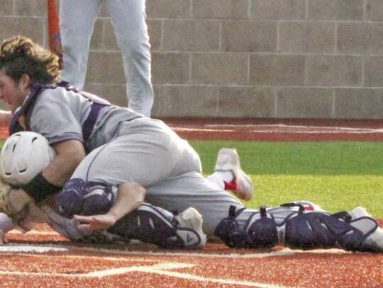 Boerne High catcher Hutson Hendrix will play in the High-Plains Shootout for Team Texas-Red against an Oklahoma team that is being led by former Greyhound coach Bill Merrell. </br> Star photo by Kerry Barboza